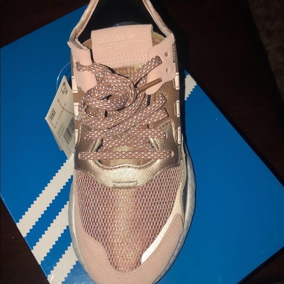 adidas nite jogger sneakers rose gold adidas nite jogger sneakers rose gold